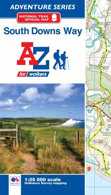 South Downs Way National Trail Official Map - A-Z Maps