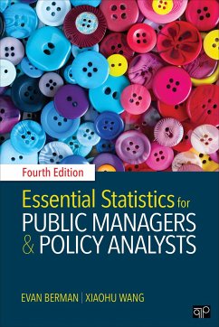 Essential Statistics for Public Managers and Policy Analysts - Berman, Evan M; Wang, Xiaohu