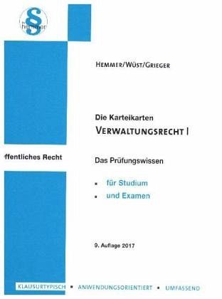 Verwaltungsrecht I Verwaltungsrecht I