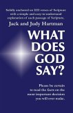 What Does God Say? (eBook, ePUB)