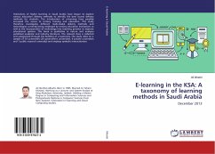 E-learning in the KSA: A taxonomy of learning methods in Saudi Arabia