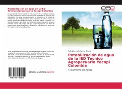 Potabilización de agua de la IED Técnico Agropecuario Yacopi Colombia