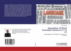 Acquisition of Word Formation Devices In L1 & L2 - Shqerra, Endri