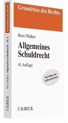 Allgemeines Schuldrecht - Brox, Hans; Walker, Wolf-Dietrich