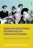 Biografien bedeutender österreichischer Wissenschafterinnen Biografien bedeutender österreichischer Wissenschafterinnen