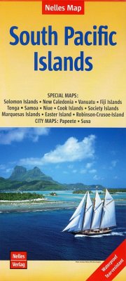 Nelles Map Landkarte South Pacific Islands. Südpazifik / Les Iles d'Océanie / Océano Austral