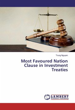 Most Favoured Nation Clause in Investment Treaties