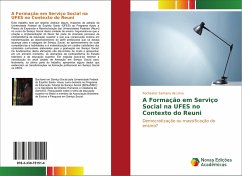 A Formação em Serviço Social na UFES no Contexto do Reuni
