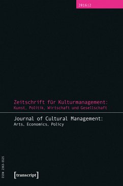 Zeitschrift für Kulturmanagement: Kunst, Politik, Wirtschaft und Gesellschaft (eBook, PDF)