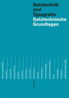 Satztechnische Grundlagen - Frick, Richard