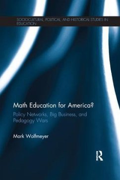 Math Education for America? - Wolfmeyer, Mark