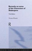 Remarks on Some of the Characters of Shakespeare