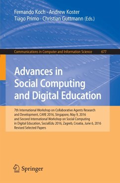 Advances in Social Computing and Digital Education