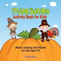 Thanksgiving Activity Book for Kids - Scholar, Young