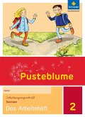 Pusteblume. Das Sprachbuch 2. Arbeitsheft + Lernentwicklungsheft. Schulausgangsschrift. Sachsen