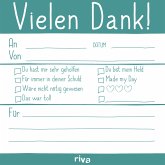 Vielen Dank - Klebezettel