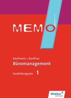 MEMO 1. Ausbildungsjahr: Schülerband / Memo - Kaufmann/Kauffrau für Büromanagement
