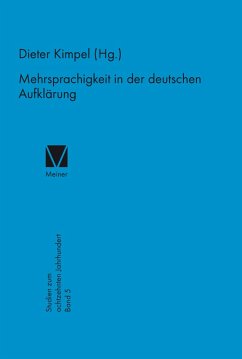 Mehrsprachigkeit in der deutschen Aufklärung (eBook, PDF)