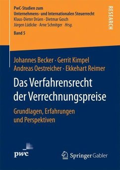 Das Verfahrensrecht der Verrechnungspreise - Becker, Johannes;Kimpel, Gerit;Oestreicher, Andreas