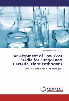 Development of Low Cost Media for Fungal and Bacterial Plant Pathogens