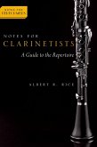 Notes for Clarinetists (eBook, ePUB) Notes for Clarinetists (eBook, ePUB)