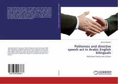 Politeness and directive speech act in Arabic English bilinguals