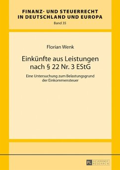 Einkünfte aus Leistungen nach § 22 Nr. 3 EStG - Wenk, Florian