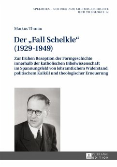 Der «Fall Schelkle» (1929¿1949) - Thurau, Markus