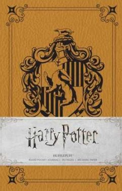 Cover Harry Potter: Hufflepuff Ruled Pocket Journal