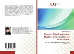 Rapport Développement Durable des collectivités territoriales - Goncalves, Aliona