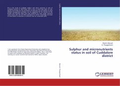 Sulphur and micronutrients status in soil of Cuddalore district - Baruah, Rashmi;Thiyageshwari, S.