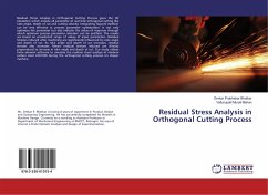 Residual Stress Analysis in Orthogonal Cutting Process - Bhatkar, Omkar Prabhakar;Mohan, Vallurupalli Murali