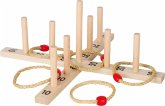 Goki SA059 - Ringwurfspiel mit 5 Sisalringen Goki SA059 - Ringwurfspiel mit 5 Sisalringen