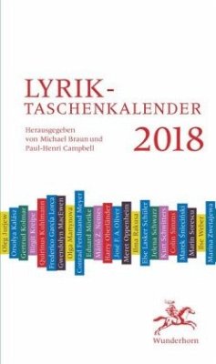 Cover Lyrik-Taschenkalender 2018