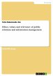 Ethics, values and relevance of public... - Bild 1