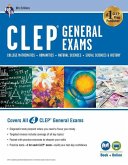 Clep(r) General Exams Book + Online, 9th Ed. (Includes College Math, Humanities, Natural Sciences, and Social Sciences & History)