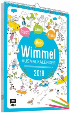 Mein Wimmel-Ausmalkalender 2018 - Cortinas, Ruth
