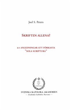 Skriften allena? (eBook, ePUB) - Peters, Joel S.