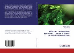 Effect of Coriandrum sativum L. Leaves & Stems on Male Reproduction - Shams, Shabana;Ahmad, Sohail;Qureshi, Irfan Zia