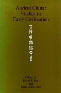 Cover Ancient China: Studies in Early Civilization