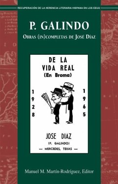 P. Galindo: Obras (In)Completas de Jose Diaz