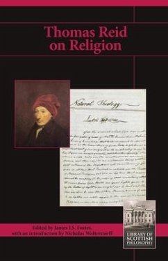Cover Thomas Reid on Religion