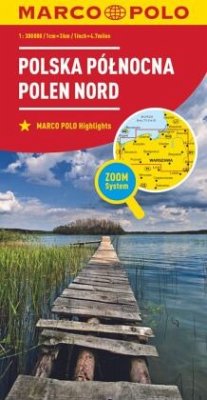 Cover MARCO POLO Regionalkarte Polen Nord 1:300.000. Polska Pólnocna / North Poland / Pologne Nord
