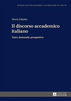 Il discorso accademico italiano - Zaleska, Maria