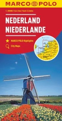 MARCO POLO Karte Niederlande 1:200 000. Nederland / Netherlands / Pays-Bas