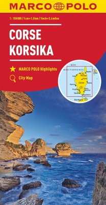 MARCO POLO Regionalkarte Korsika 1:150.000. Corsica / Corse