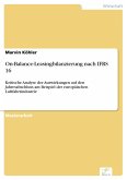 On-Balance-Leasingbilanzierung nach IFRS 16 (eBook, PDF)