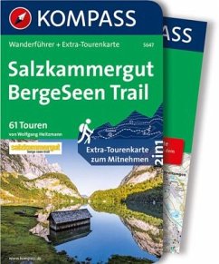 KOMPASS Wanderführer 5647 Salzkammergut BergeSeen Trail - Heitzmann, Wolfgang