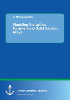 Modeling the Lattice Parameters of Solid Solution Alloys - Abdullah, Omed