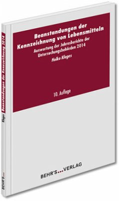 Cover Beanstandungen der Kennzeichnung von Lebensmitteln